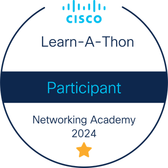 Insignia de Networking Academy Learn-A-Thon 2024